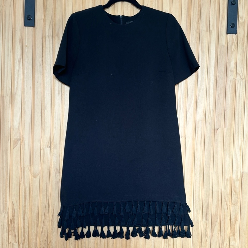 Black Dress with Fringe